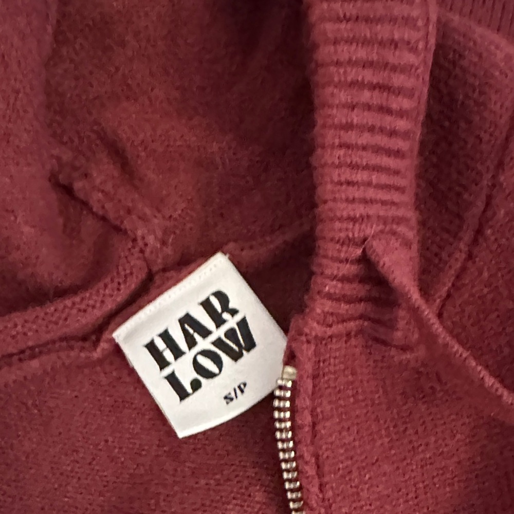 Harlow Maroon Women’s  Pants & Hoodie Set - Picture 2 of 4